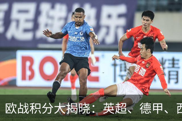 欧战积分大揭晓：英超、德甲、西甲强势领跑，意甲仅排第九！